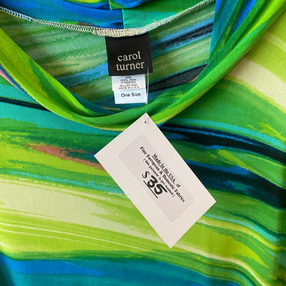 Green Colorful Top - Picture 2 of 2
